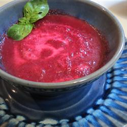 Beet Ginger Lemon Soup