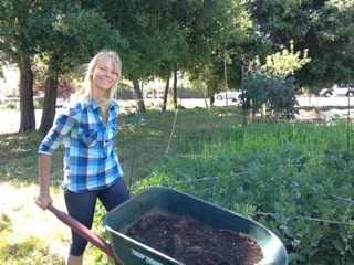 Zuzanna in the garden