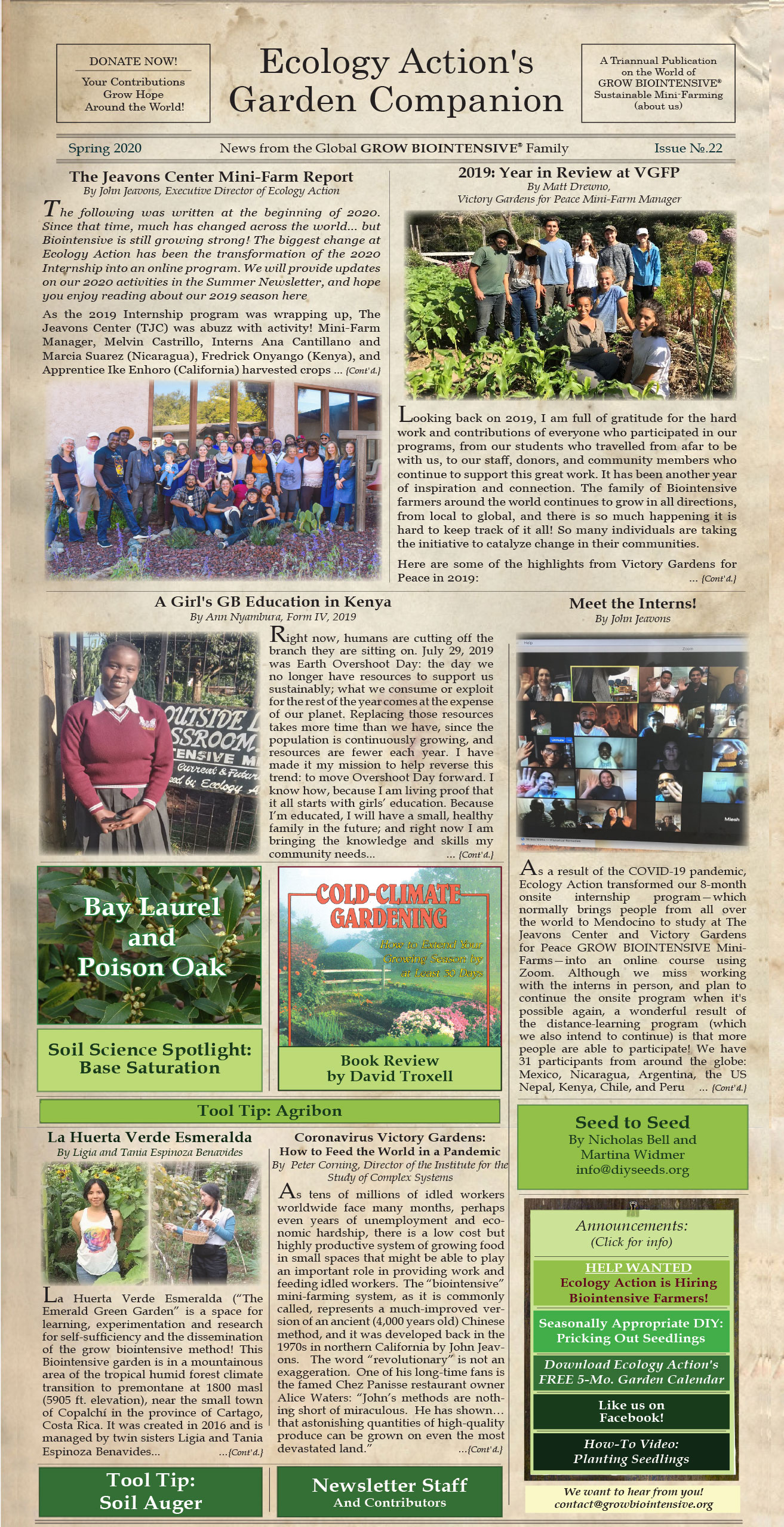 Garden Companion Newsletter Issue No. 17