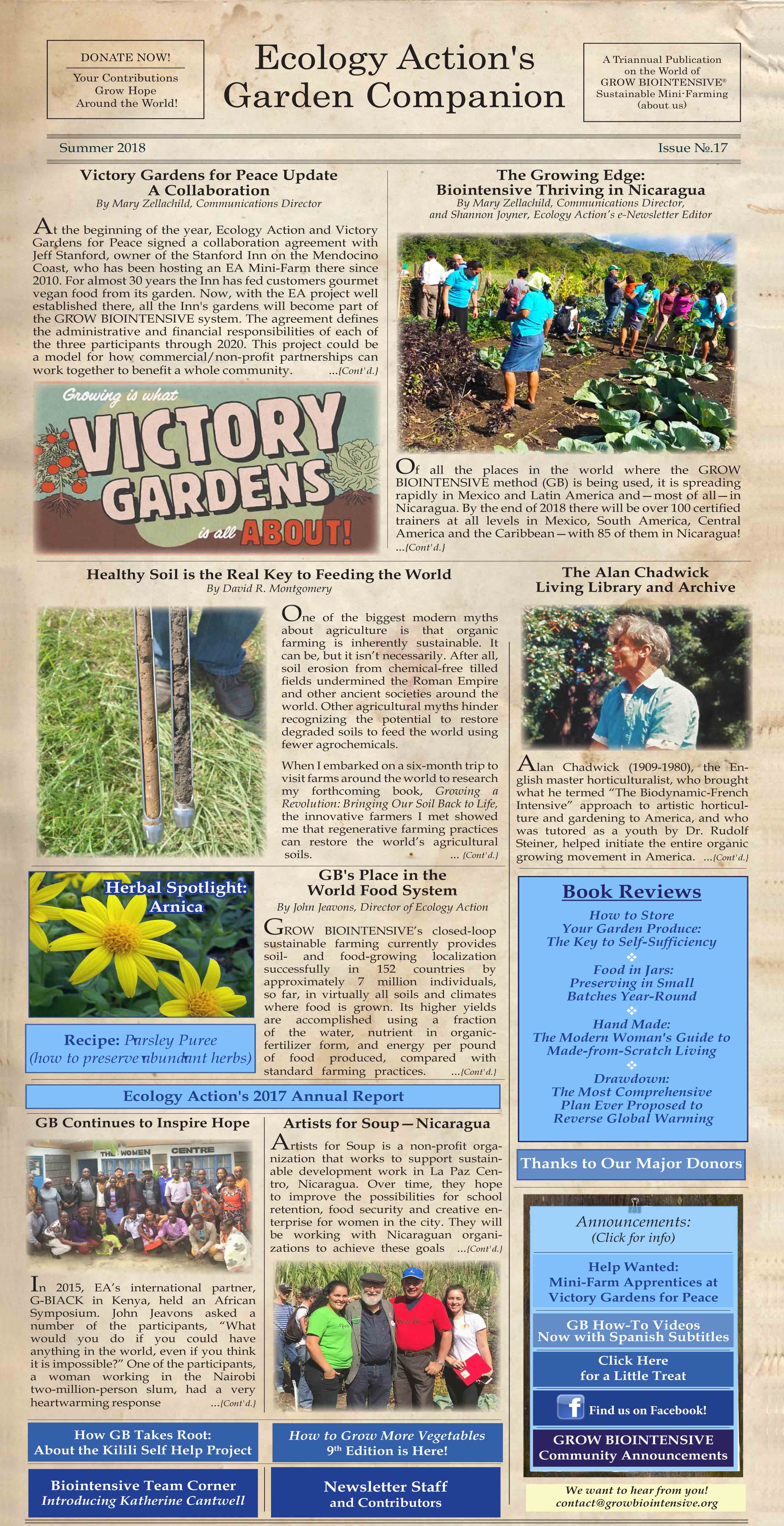 Garden Companion Newsletter Issue No. 17