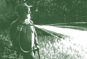 John Jeavons in the Ecology Action Research Farm