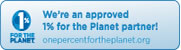 We're a 1% for the Planet Partner!